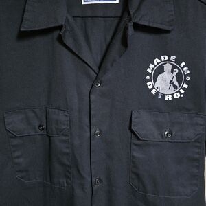 Dickies Made in Detroit Casual Button-Down Shirt Medium HTF Utility Streetware